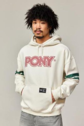 Sweat à capuche blanc colorblock en taille: Medium - Pony - Modalova