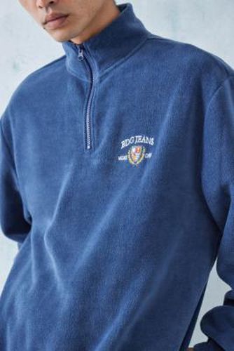 Sweatshirt en polaire avec col montant et écusson bleu taille: 2XL - BDG - Modalova
