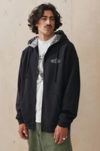 Mode Plaisir Basique UO Exclusif Noir Lavé Dogtown Zip-Through Hoodie par taille: Small - Basic Pleasure Mode - Modalova