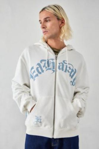 Sweat à capuche zippé motif lion blanc, exclusivité UO taille: XS - Ed Hardy - Modalova