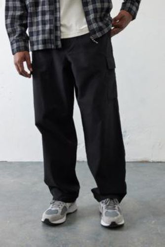 Pantalon cargo ample en coton noir - Loom - Modalova