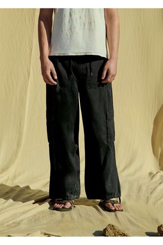 Pantalon cargo noir délavé Denzel en taille: 30 l 30 L - BDG - Modalova