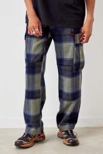 Gramici - Pantalon cargo à carreaux écossais bleu marine - Gramicci - Modalova