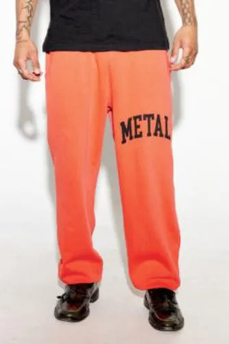 Pantalon de jogging Metal orange délavé taille: Small - KERRANG - Modalova