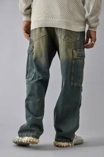 Jeans cargo délavé à taille fixe en denim en taille: 30W 30L - BDG - Modalova
