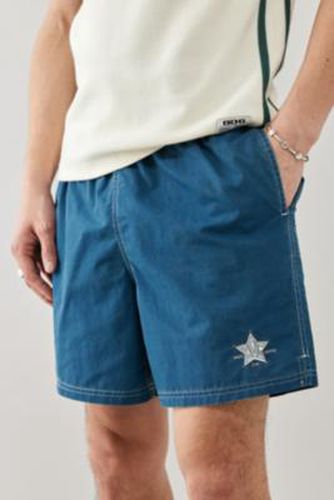 BDG - Short de bain à logo en forme d'étoile bleu sarcelle en taille: TP - Urban Outfitters - Modalova