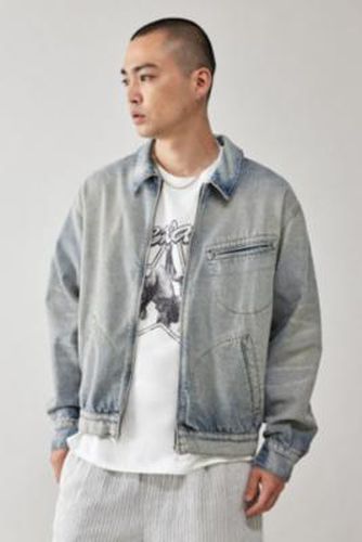 Veste Harrington en Denim Délavé Clair Tony en taille: Small - BDG - Modalova