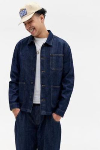 Veste en jean rayé Chore Rinse en taille: Small - BDG - Modalova