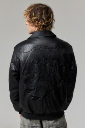 Veste Bomber en Faux Cuir Exclusivité UO en taille: Small - Ed Hardy - Modalova