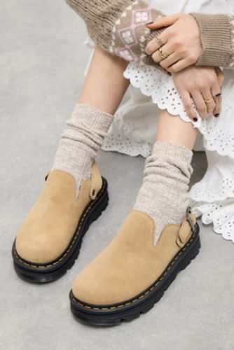 Tan Zebzag Suede Mules en taille: UK 3 - Dr. Martens - Modalova
