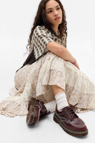 Chaussures en cuir rouges Lowell à 4 aillets en taille: UK 4 / EU 37 - Dr. Martens - Modalova