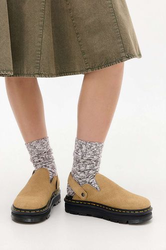 Mules à plateforme décontractées à bride arrière Tan Zebzag en taille: UK 4 / EU 37 - Dr. Martens - Modalova