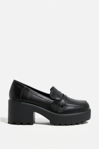 Mocassins à talon imitation cuir Vigo noirs - Koi - Modalova