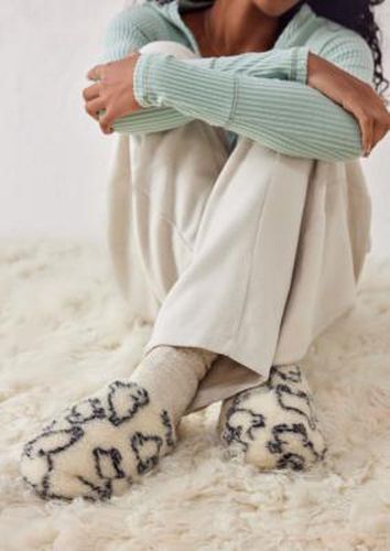 Yoko - Pantoufles basiques en laine imprimé mouton - Yoko - Laine - Modalova