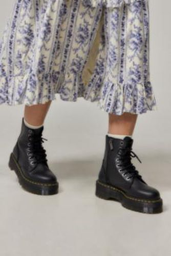 Black Jadon III Pisa Leather Platform Boots en taille: UK 7 / EU 41 - Dr. Martens - Modalova