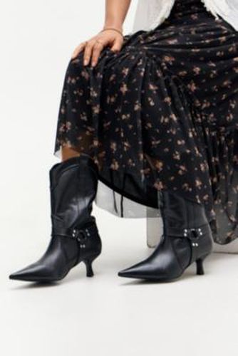 Bottes en cuir à harnais UO par taille: UK 4 - Urban Outfitters - Modalova