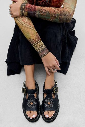Sandales noires Dunnet Flower en taille: UK 4 / EU 37 - Dr. Martens - Modalova
