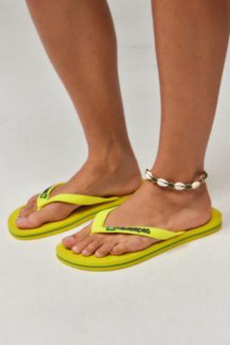 Claquettes Brésil jaunes taille: 37 - Havaianas - Modalova