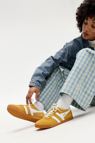 Yellow & White Elan Suede Trainers en taille: UK 4 / EU 37 - Gola - Modalova