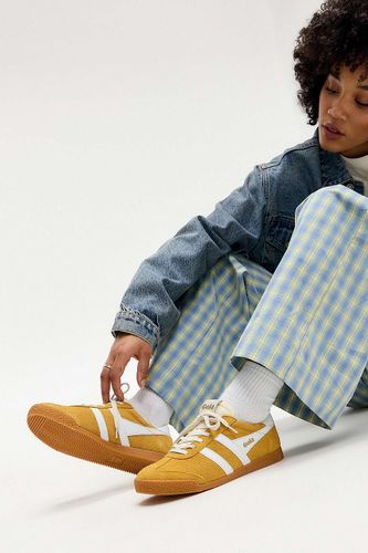 Yellow & White Elan Suede Trainers en taille: UK 4 / EU 37 - Gola - Modalova