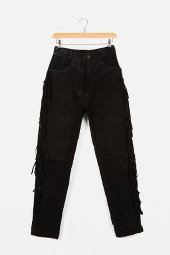 One-Of-A-Kind - Pantalon en daim taille haute avec franges en taille: XS - Urban Renewal - Modalova