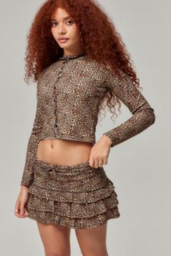 Leopard Print Rara Mini Skirt en taille: TTP - Archive At UO - Modalova