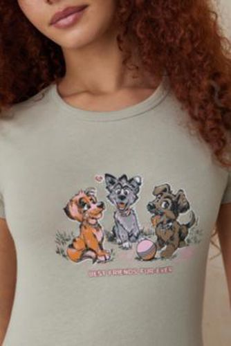 T-shirt bébé chiots UO par en taille: XS - Urban Outfitters - Modalova