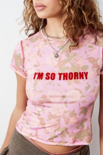 Archive At UO - T-shirt à manches courtes « I'm So Thorny » par en Rose taille: XS - Archive UO - Modalova