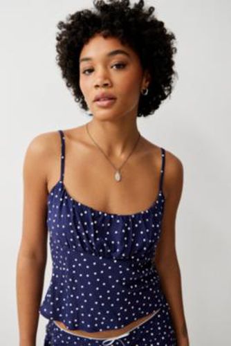 Jessie Polka Dot Linen Cami en taille: Small - Archive At UO - Modalova