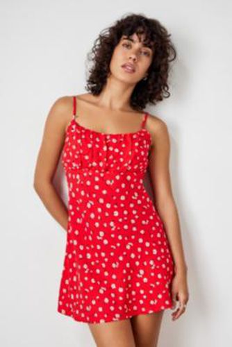 Archive At UO - Robe courte à fleurs Jessie rouge par taille: Medium - Archive UO - Modalova