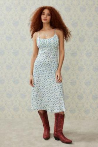 Archive chez UO Jessie Robe Midi Florale par en taille: Small - Archive At UO - Modalova