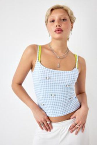 Made From Remnants Gingham Cami en Blue taille: 2XS - Urban Renewal - Modalova