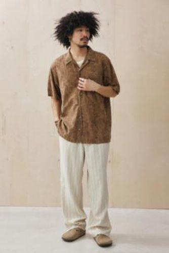 Archive At UO - Pantalon de pyjama en lin et rayé gris par en taille: XS - Archive UO - Modalova
