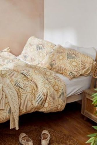 Ensemble de Couette Crinkle Cosy Geo Sun par en taille: Double - Urban Outfitters - Modalova