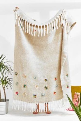 Couverture ornée de fleurs - Urban Outfitters - Modalova
