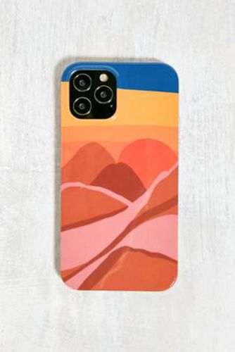 Coque de téléphone pour iPhone 12 paysage coucher de soleil - Urban Outfitters - Modalova