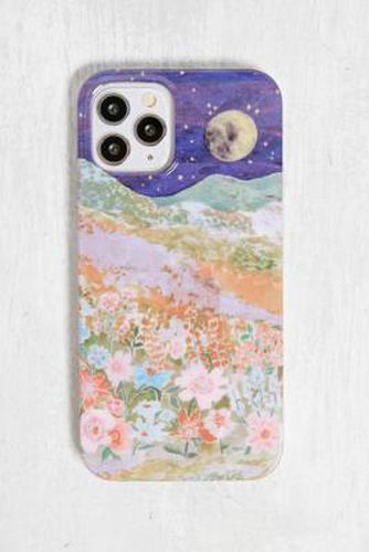 Coque de téléphone pour iPhone 12 paysage lune florale - Urban Outfitters - Modalova