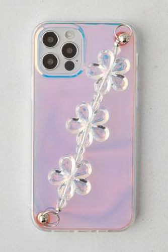 Coque pour iPhone 11 avec chaîne florale irisée - Urban Outfitters - Modalova