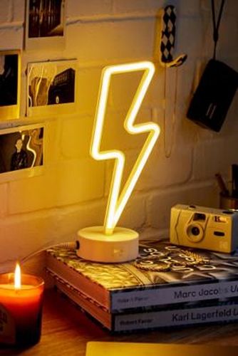Mini panneau LED en forme d'éclair - Urban Outfitters - Modalova