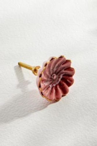Bouton de Tiroir Fleur Agate Rose par en Pink - Urban Outfitters - Modalova