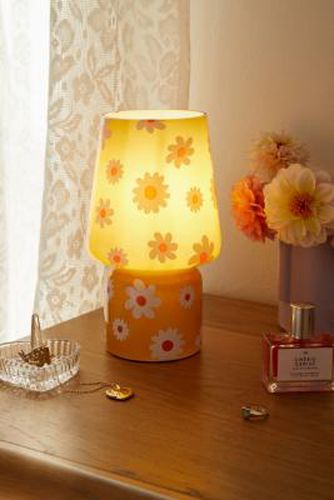 Petite lampe en verre à fleurs par en taille: TAILLE UNIQUE - Urban Outfitters - Modalova