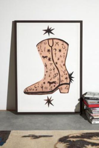 Impression encadrée A1 Doodle Boot en taille: TAILLE UNIQUE - Urban Outfitters x TuftLuck - Modalova