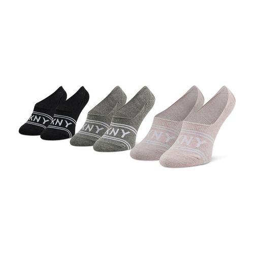 Lot de 3 paires de socquettes DKNY Isabella S4_0009T_DKY Grey/Black/Pink - Chaussures.fr - Modalova