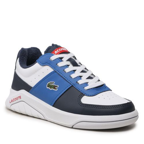 Sneakers Lacoste Game Advance 222 1 Suj 7-44SUJ0001407 Wht/Nvy/Red - Chaussures.fr - Modalova