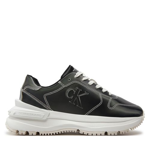 Sneakers Calvin Klein Jeans Chunky Runner Low V Mg Dc YW0YW01424 Metallic Silver/Bright White 0I0 - Chaussures.fr - Modalova