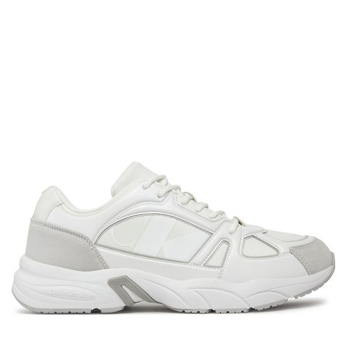 Sneakers Calvin Klein Jeans Retro Tennis Low Mix Nbs Lum YM0YM00882 Blanc - Chaussures.fr - Modalova