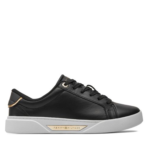 Sneakers Tommy Hilfiger Chic Hw Court Sneaker FW0FW07813 Black BDS - Chaussures.fr - Modalova