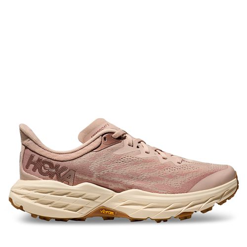 Chaussures de running Hoka Speedgoat 5 1123158 Beige - Chaussures.fr - Modalova