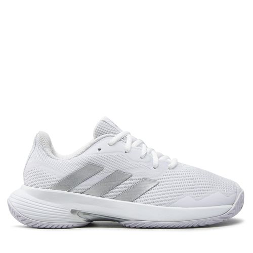 Chaussures adidas CourtJam Control W GY1334 Cloud White/Silver Metallic/Cloud White - Chaussures.fr - Modalova