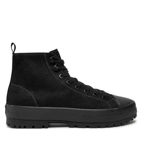 Bottes de randonnée Calvin Klein Jeans Lugged Hybrid High Laceup Auth YM0YM01092 Noir - Chaussures.fr - Modalova